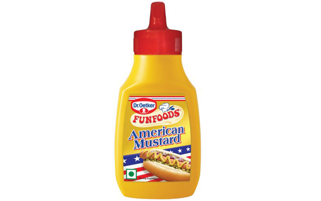 Dr. Oetker Fun foods American Mustard    Plastic Bottle  260 grams